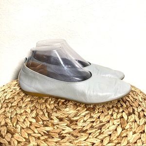 Everlane flats gray leather